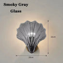 LED Wall Lamps Shell Glass Art Nordic Sconces by Ljojo for Modern Home Decor