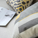 Geometric Embroidered Pillow Cover 45x45cm for Living Room by Ljojo