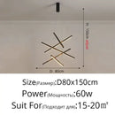 Ljojo Loft LED Chandelier Pendant Light for Modern Home Decor