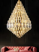 Ljojo Luxury Crystal Pendant Light - Grand Chandelier for Villa, Hotel, Restaurant