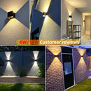 Aluminum LED Wall Lamp Outdoor Waterproof IP65 Porch Garden Light 12W24W Living Room Street Lighting by Ljojo