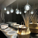 Ljojo Modern Glass Chandelier Pendant Light Elegant Bedroom Ceiling Lamp