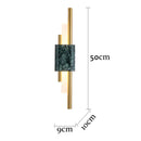 Ljojo Luxury Marble LED Wall Sconce for Elegant Home Decor