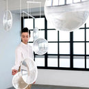 Ljojo LED Glass Pendant Light for Hotel, Living Room, and Restaurant