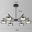 Nordic Minimalist LED Chandelier Dimmable for Living Room - Ljojo