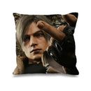 Ljojo Leon Kennedy Anime Pillowcase - 45x45 Decorative Cushion Cover