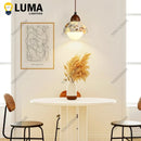Japanese Style Terrazzo LED Pendant Light - Modern Hanging Lamp for Dining Room by Ljojo