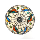 Ljojo 10 Inch Handmade Stained Glass Lampshade Replace for Table Pendant lamp