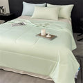 Ljojo Lightweight Cooling Comforter: Soft Smooth Air Condition Blanket for Summer