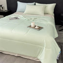 Ljojo Lightweight Cooling Comforter: Soft Smooth Air Condition Blanket for Summer