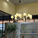 Ljojo Modern Canopy Shaped Metal LED Pendant Light | Industrial Simplicity Chandelier