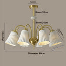 Ceramic Chandelier: Elegant American Master Bedroom Light by Ljojo