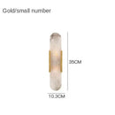 Ljojo Marble Wall Lamp: Modern LED Lighting Fixtures for Bedroom, Study, and Hotel