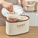 Ljojo Leak-proof Bento Box : Transparent Microwave Safe Lunch Box With Handle