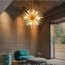 Gold Dandelion Ball Pendant Lamp for Home Decor by Ljojo
