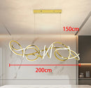 Ljojo LED Staircase Chandeliers Modern Home Decor Hanging Light Indoor Lighting