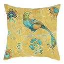 Blue Bird Print Cushion Cover by Ljojo - Home Decor Pillow Case for Sofa Bed