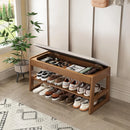 Ljojo™ 2-Tier Shoe Rack Bench, Modern Design, 550lbs Capacity