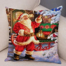Christmas Santa Claus Pillowcase - Ljojo Christmas Day Party Sofa Decoration Gift
