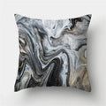 Ljojo Marble Ocean Sea Pattern Polyester Throw Pillow Cover - Home Sofa Decor