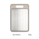 Ljojo 4-in-1 Black Double-sided Chopping Board with Knife - Kitchen Accessory