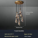 Ljojo Modern E14 Water Droplets Crystal Chandelier for Living Rooms and Hotels