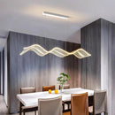 Ljojo Modern Art Ribbon Pendant Light for Dining Room
