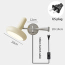 LED E27 Nordic Creative Wall Lamp | Cream Style Retractable Reading Rocker | Ljojo