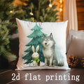 Christmas Cartoon Pillow Covers for Home Decor by Ljojo: Sofa, Bedroom, Car.