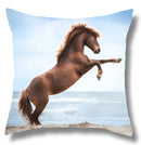 Fine Horse Print Cushion Cover for Home Decor by Ljojo