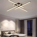Modern Black Ceiling Lamp Nordic Long Strip Living Room Bedroom Restaurant Home Decoration Indoor Lighting by Ljojo