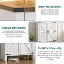 Ljojo™ 5-Tier Wooden Shoe Storage Cabinet with Adjustable Shelves and Drawer