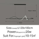 Ljojo LED Pendant Lights Modern Chandelier for Bar Table Kitchen Living Room Home Decor