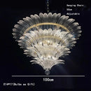 Luxury European Murano Vintage Glass Chandelier LED for Living Room Staircase Villa Ljojo