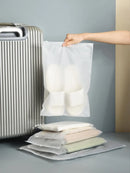 Ljojo 10pcs Transparent Storage Organizer Bag Set for Clothes, Shoes & Underwear