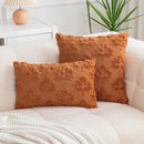Embroidered Wool Maple Leaf Pillowcase by Ljojo - Halloween & Thanksgiving Orange Cushion Cover