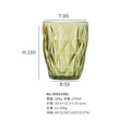 Ljojo 240ml Water Glass Set for Cold Drinks, Family and Friends Party