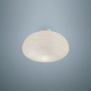 Ljojo Milky White Glass Cocoon Ceiling Light for Home Décor.
