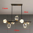 Ljojo Luxury Crystal Living Room Chandelier Modern Bedroom Pendant Lamp Ceiling Light
