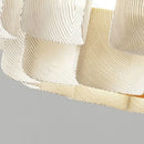 Ljojo LED Chandelier: Luxe Fingerprint Design for Living Room, Bedroom, Villa & Hotel Lobby