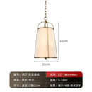 Japanese Pendant Lights Wabi-sabi Fabric Lamp | LED Indoor Lighting by Ljojo