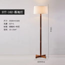 Japanese Wabi-sabi Walnut Wood Zen Table Lamp LED E27 Fabric Lampshade Modern Minimalist Ljojo