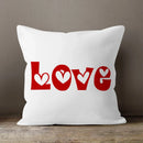 Ljojo LOVE Print Cushion Cover for Home Decor