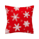 Ljojo Merry Christmas Print Sofa Cushion Decoration Pillowcase