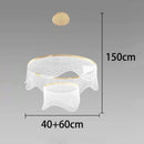 Ljojo LED Staircase Chandeliers Modern Pendant Light for Living Room