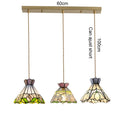 LED Tiffany Hanging Light Chandelier Modern Ceiling Lamp by Ljojo for Home Decoration