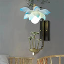 Chinese Style Lotus Wall Lamp Art Decorative Light for Living Room by Ljojo