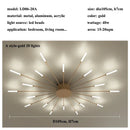 LED Crystal Chandelier Modern Creative Ceiling Lamp for Living Room by Ljojo