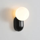 Ljojo Minimalist LED Bedside Wall Lamp Modern Simple Living Room Black White Sconces