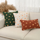 Embroidered Pumpkin Halloween Pillowcase Cojines by Ljojo